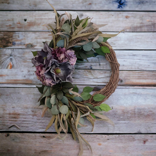 Fall Wreath | Elegant Fall Wreath | Thanksgiving Wreath | Fall Wreath for Front Door | Farmhouse Wreath | Handmade Fall Wreath