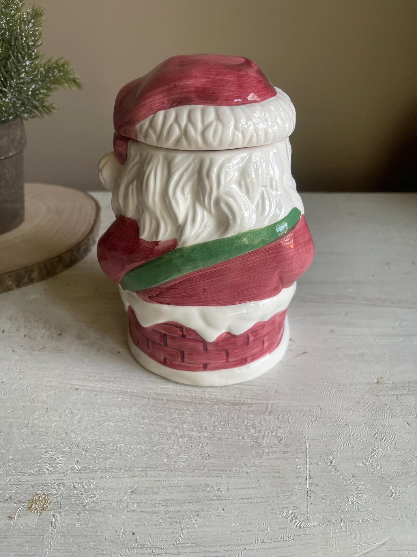 Vintage Santa Claus Cookie Jar | Christmas Cookie Jar | Vintage Christmas | Santa Cookie Jar | World Bazaar Santa Cookie Jar | Santa Claus