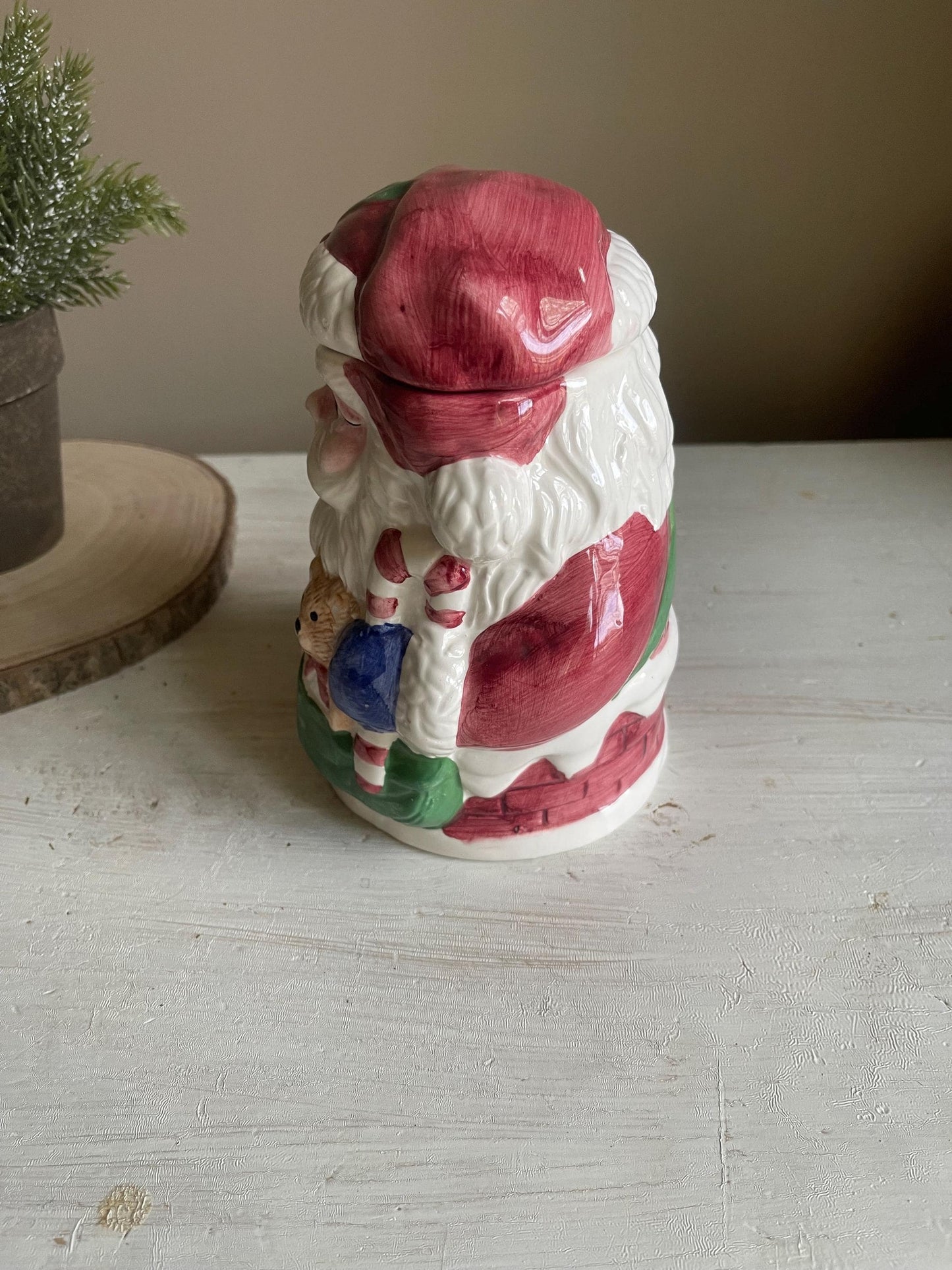 Vintage Santa Claus Cookie Jar | Christmas Cookie Jar | Vintage Christmas | Santa Cookie Jar | World Bazaar Santa Cookie Jar | Santa Claus